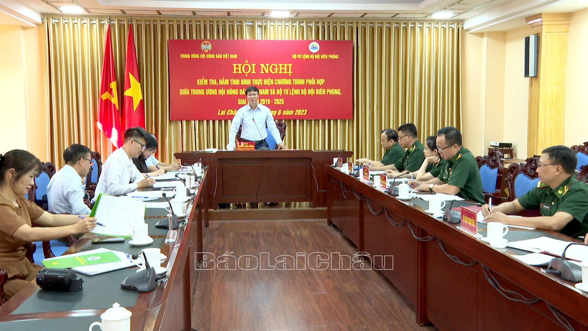 Trung ương Hội Nông dân Việt Nam thường xuyên kiểm tra, nắm tình hình phối hợp giữa Bộ Chỉ huy Bộ đội Biên phòng tỉnh Lai Châu với Hội Nông dân tỉnh.